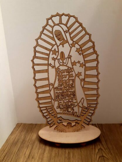 Our Lady of Guadalupe laser cut display piece